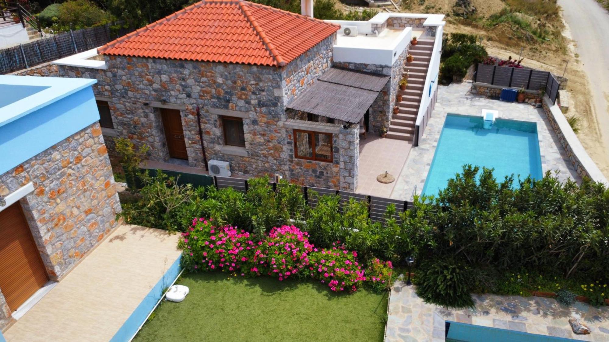 Villa Mavri Ruhige Private Pool Villa, Meerblick Agia Paraskevi  Habitación foto
